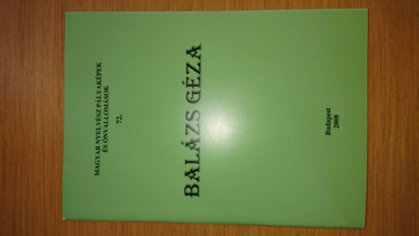 Balázs Géza - Magyar Nyelvész pályaképek és önvallomások 72. - Balázs Géza