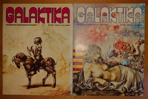 A Galaktika foly�irat 2 sz�ma: 1987/3 (78.), 1987/5 (80.)