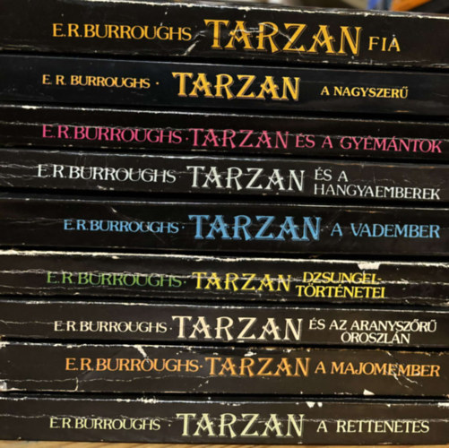 Edgar Rice Burroughs - 9 db Tarzan k�nyv