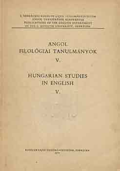 Angol filológiai tanulmányok V-VI. (Yolland emlékkönyv)