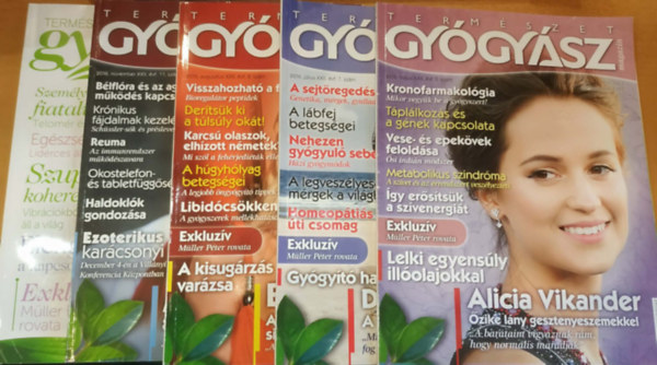 5 db Természetgyógyászat magazin (szórványszámok, lapszámok a terméklapon)