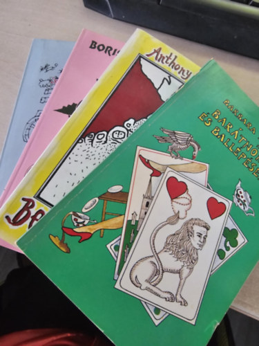 Boris Vian, Anthony Burgess, Barbara Pym Ilja Ilf- Jevgenyij Petrov - 4db a Vidám könyvek sorozatból: Elsöprő egyéniség+ Venyigeszú és a plankton+ Beteg a doktor+ Barátnők és ballépések