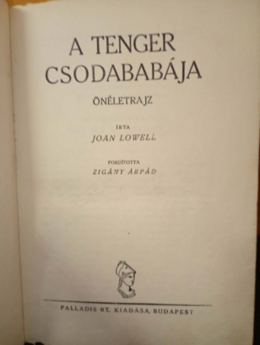 Joan Lowell - A tenger csodababája