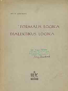 Henri Lefebvre - Form�lis logika, dialektikus logika