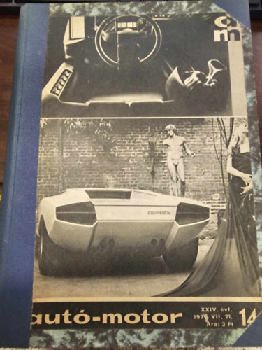 Aut�-Motor 1970. 1, 2, 3, 4, 5, 6, 7, 8, 9, 10, 13, 15, 16, 17, 18, 19, 20, 21, 22, 23, 24 sz�mok egybek�tve