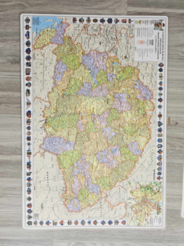 A Magyar Szent Korona Orsz�gainak fontosabb telep�l�sei �s k�zigazgat�sa -az 1910-es �vekben-