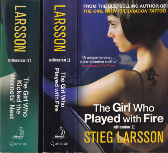 Stieg Larsson - Millenium II-III. (The girl who played with fire + The girl who kicked the hornets' nest)
