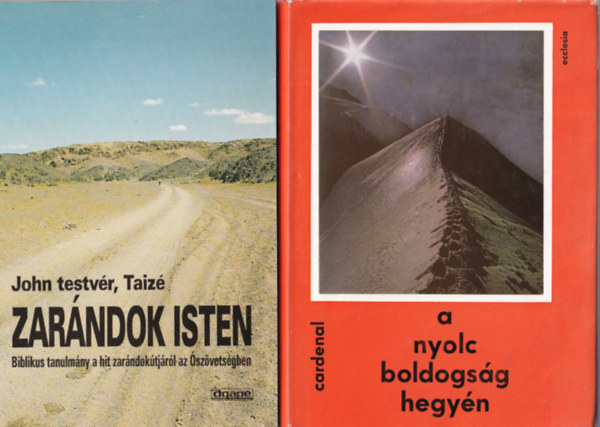 Ernesto Cardenal, Taiz� John testv�r, Luk�cs L�szl� Koncz Lajos - 4 db Vall�s: VIrraszt�k, Zar�ndok isten, A nyolc boldogs�g hegy�n, A mi Isten�nk.