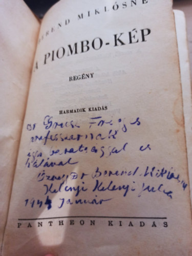 Berend Miklósné - A Piombo-kép