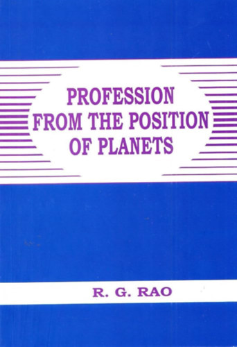 R G Rao - Profession From The Position Of Planets
