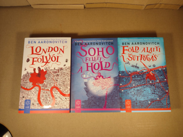 Ben Aaronovitch - Peter Grant 1-3. (London folyói, Soho felett a hold, Föld alatti suttogás)