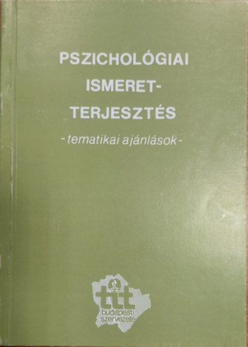 Ksa va - Pszicholgiai ismeretterjeszts - tematikai ajnlsok