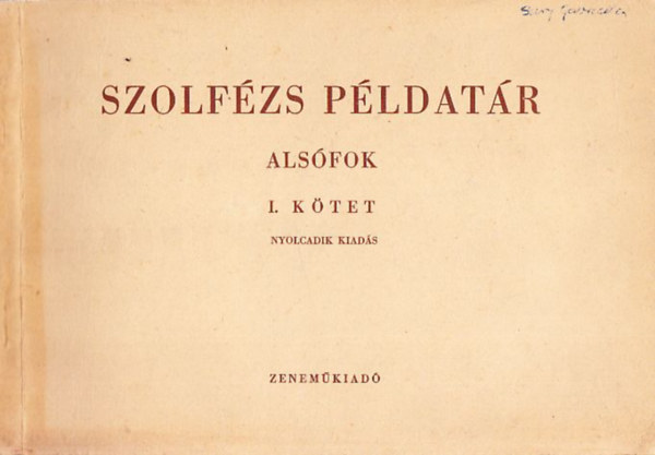 Szolfzs pldatr- Alsfok I.