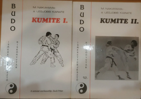 Masatoshi Nakayama, Zsolt Péter (szerk.) - 2 db Kumite I-II. (Budo - Ismeretterjesztő kiskönyvtár)