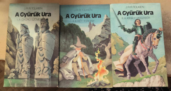 J. R. R. Tolkien - A gyűrűk ura I-III. (első kiadás)