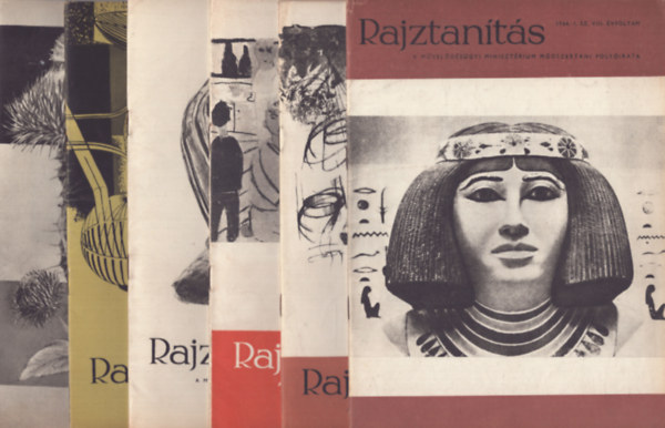 Farkas György (szerk.) - Rajztanítás - Az Oktatási Minisztérium módszertani folyóirata - VIII.évf. 1966/1-6.szám teljes évfolyam