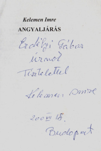 Kelemen Imre - Angyaljrs