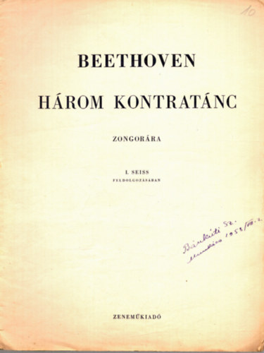 Beethoven - Beethoven: Három Kontratánc zongorára