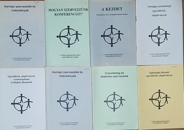 8db lelki s testi egszsggel kapcsolatos fzet - Egszsges letmd egyesletek, alaptvnyok, Cukorbeteg s diabetes szervezetek, Krhzi szervezetek s intzmnyek, ... stb. (tbbi cm a lersban)