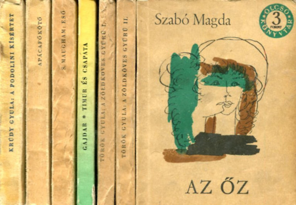 Több szerző - 7 db Olcsó könyvtár kötet