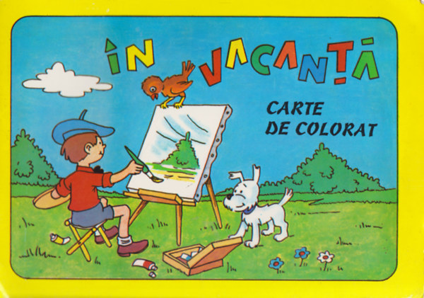 n Vacant carte de colorat