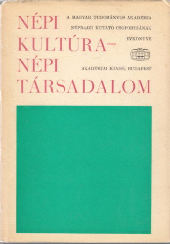 Ortutay Gyula  (Fszerk.) - Npi kultra-npi trsadalom VII.