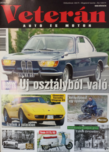 Ocskay Zoltn  (szerk.) - Vetern aut s motor 2018/1-12 (Teljes vfolyam 12 db. lapszmonknt)