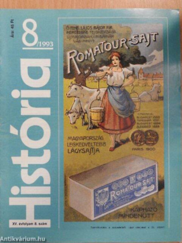 Hist�ria XV. �vf. 8. sz�m (1993/8)