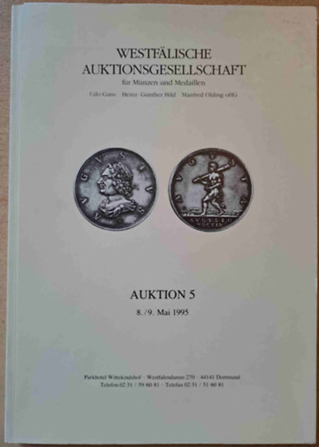 Westflische Auktionsgesellschaft 5. rmeaukcija - Dortmund 1995. mjus 8-9. - nmet nyelv