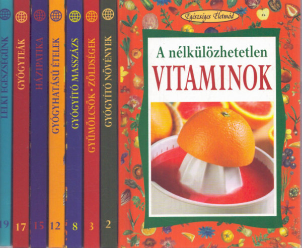 8 db az Egészséges Életmód sorozatból