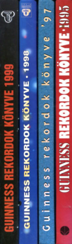 Tbb szerz - 4 db Guinnes rekordok knyve (1995, 1997, 1998, 1999)