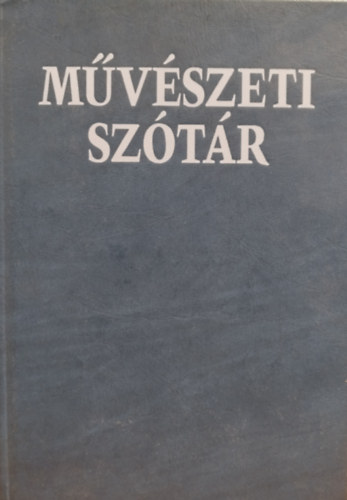 Vgh Jnos  (szerk.) - Mvszeti sztr
