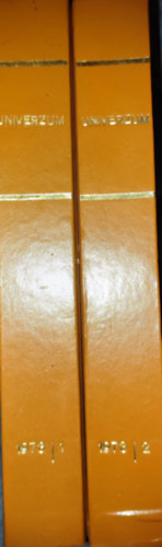 Az Univerzum magazin 1973-as vfolyama kt ktetbe ktve