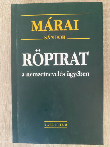 Graf.: Ddor Istvn Mrai Sndor - Rpirat a nemzetnevels gyben (Sajt kppel)