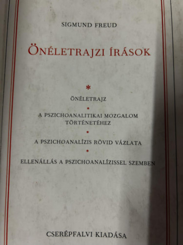 Sigmund Freud - nletrajzi rsok (Sigmund Freud mvei I.)