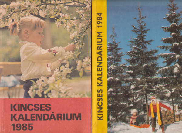 Sptei Jnos Szerk.: Eck Gyula - 4 db Kincses Kalendrium 1984, 1985, 1987, 1988. ( 3 db-ban kpregny )