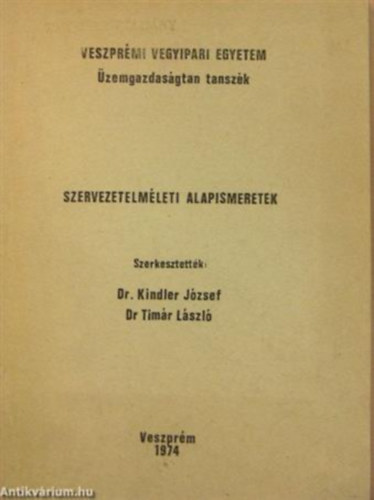 Szervezetelmleti alapismeretek