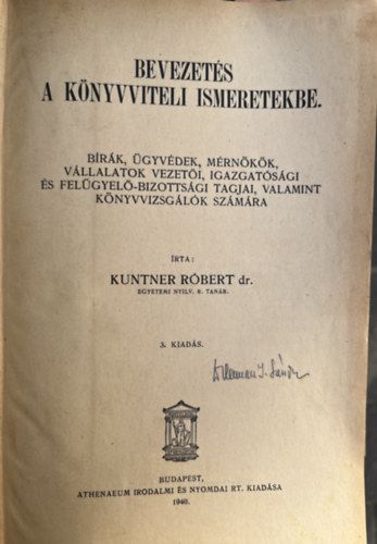 Bevezets a knyvviteli ismeretekbe