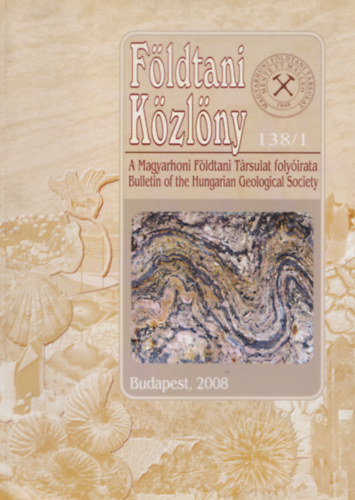 Földtani közlöny 138/1-4. 2008. (teljes évfolyam, lapszámonként)