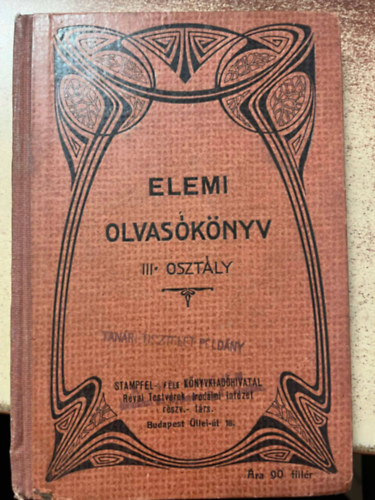 Alexander Bernt dr. - Elemi olvasknyv III. osztly