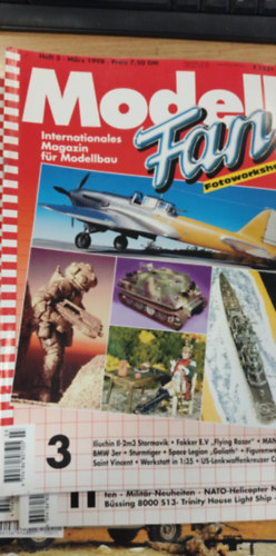 Modell Fan m�rcius 1998- n�met nyelv� makettez� �js�g