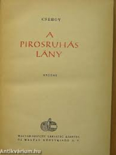 Csehov - A piros ruh�s l�ny