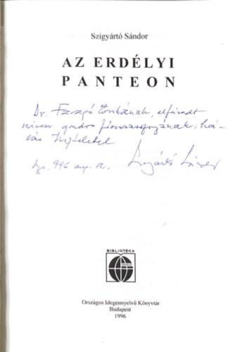 Az Erdlyi Panteon