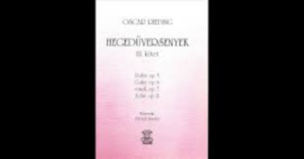 Oscar Rieding - HEGED�VERSENYEK III. K�TET