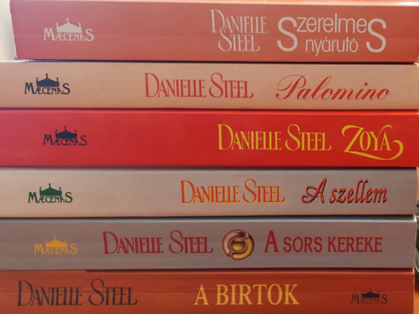 Danielle Steel - 6 db Dnielle Steel ktet: Szerelmes nyrut, Palomino, Zoya, A szellem, A sors kereke, A birtok.