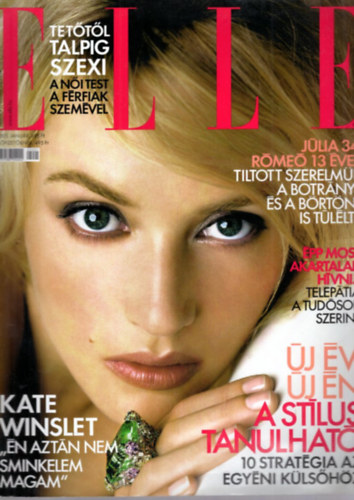 Hessky Eszter - Elle Magazin 2005. janur