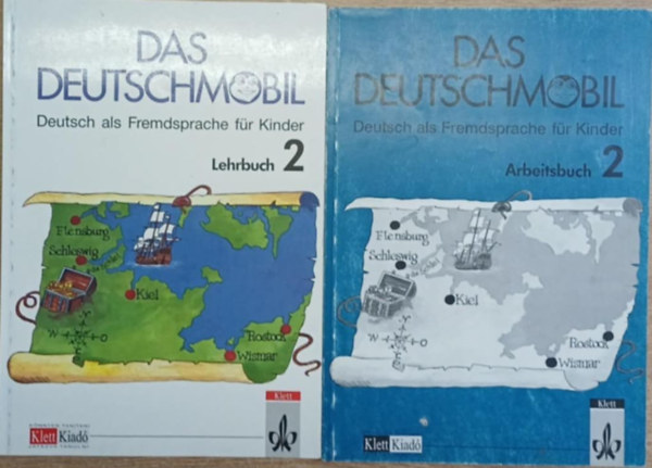 Xanthos-Kletzschmer - Das Deutschmobil 2 - Lehrbuch + Arbeitsbuch - (Deutsch als Fremdsprache für Kinder)