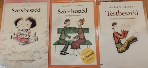 Allan Pease-Alan Garner-David Cohen - Testbeszd + Sz-beszd + Szexbeszd (3 ktet)