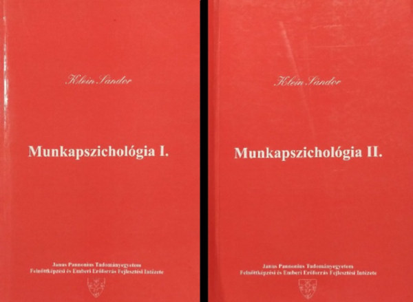 Klein S�ndor - Munkapszichol�gia I-II.