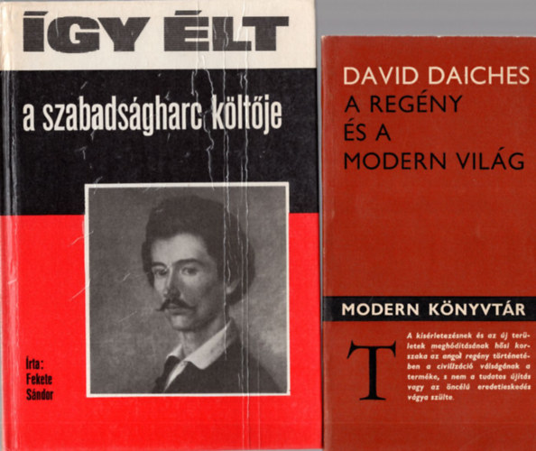 Pomogáts Béla, David Daiches Tarnóc Márton - 4 db irodalomtörténet ( együtt ) 1. A regény és a modern világ, 2. Így élt - A szabadságharc költője, 3. Regénytükör, 4. Kettőstükör